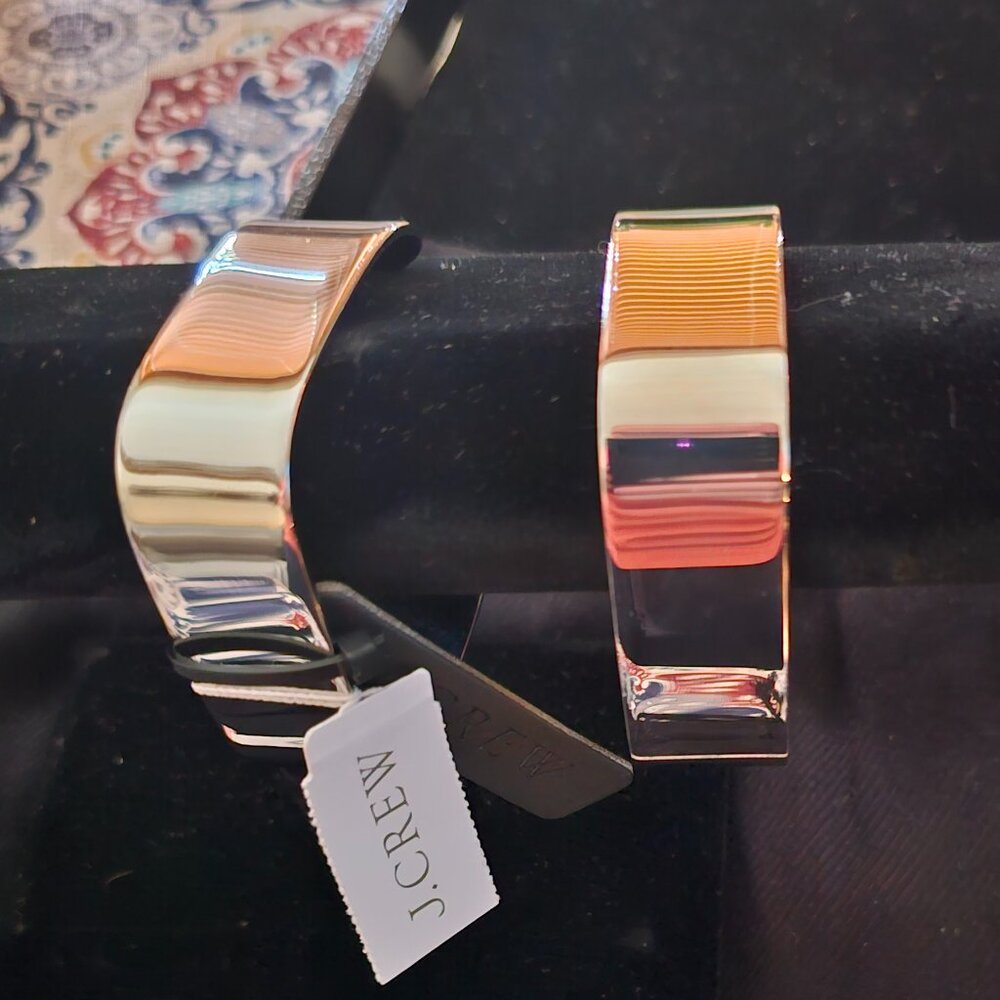 J CREW Double Silver Bracelet